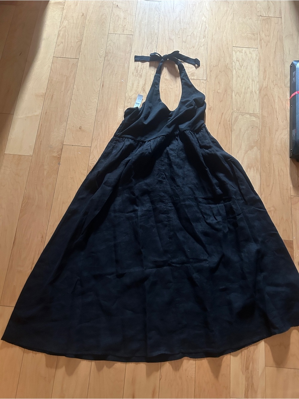 J. Crew Black Halter dress